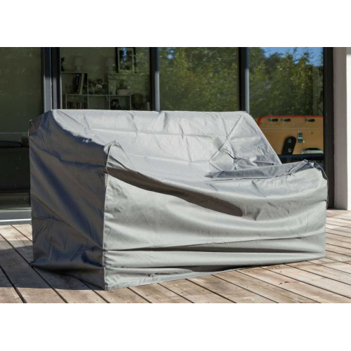 Housse de protection pour canapé 3 places - 225 x 90 x 90 cm - Gris - PROLOISIRS
