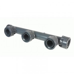 Collecteur 3 sorties PVC - 1 Mâle x 1 Femelle x 1 Femelle x 1 Femelle