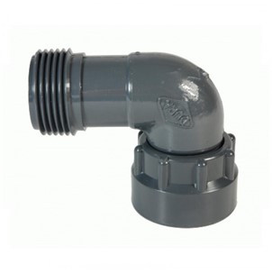 Coude union PVC - 1 Mâle x 1 Femelle