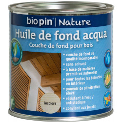 Huile de fond aqua 0,375 L - Incolore - Biopin Nature