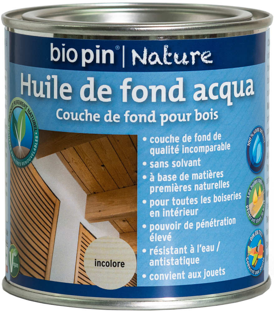Huile de fond aqua 0,375 L - Incolore
