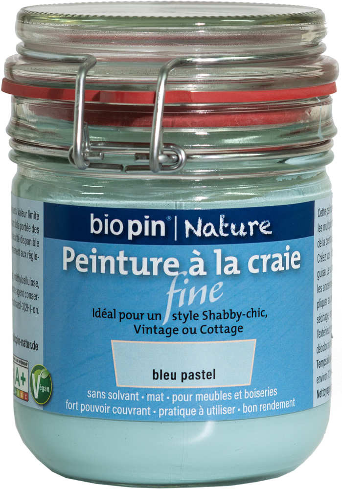 Peinture naturelle à la craie fine 0,325 L - Bleu pastel