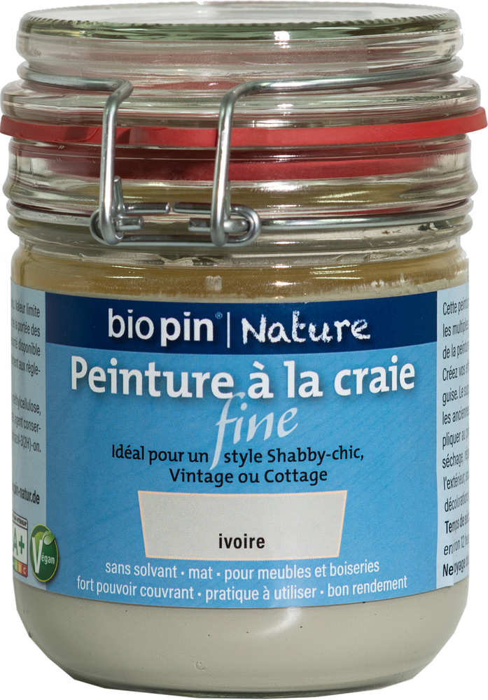 Peinture naturelle à la craie fine 0,325 L - Ivoire