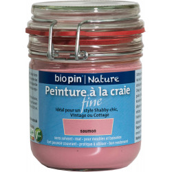 Peinture naturelle à la craie fine 0,325 L - Saumon de marque Biopin Nature, référence: B5245900