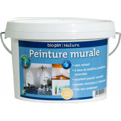 Peinture murale intérieure naturelle 1 L - Jaune genêt - Biopin Nature