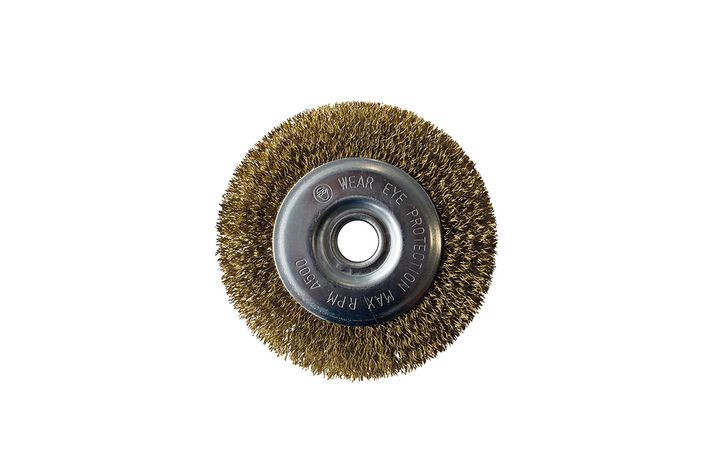 Brosse métallique acier laiton nettoyage joints, pour appareil MultiBrush et WeedBrush Gloria