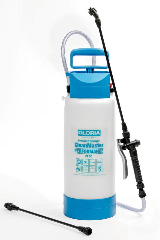 Pulvérisateur à pression CleanMaster PERFORMANCE PF 50, détergents acides et alcalins - 5L