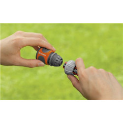 Raccord d'arrosage aquastop pour tuyau Ø 15 mm - GARDENA