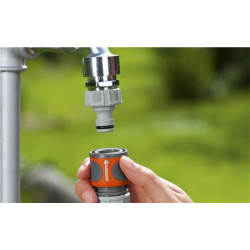 Raccord d'arrosage aquastop pour tuyau Ø 15 mm - GARDENA