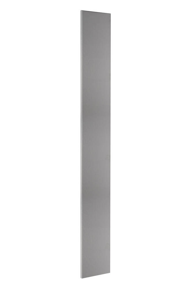 Crédence Basse, Longeur 120cm, Hauteur 15cm, finition Inox