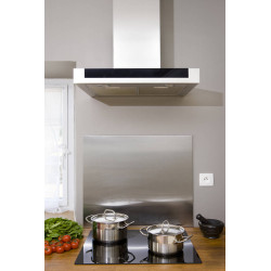 Fond de hotte, Largeur 60cm, Hauteur 70cm, finition Inox - Nordlinger