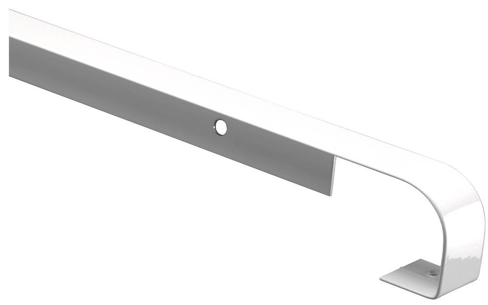Profil de jonction Bord à Bord, Plan de travail 28mm, Forme 2 quarts de rond, de rayon 0 - 2 mm, Alu