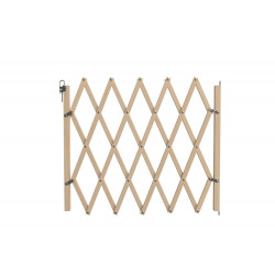 Barrière Stopfix, en bois brut, extensible à 110cm - Nordlinger