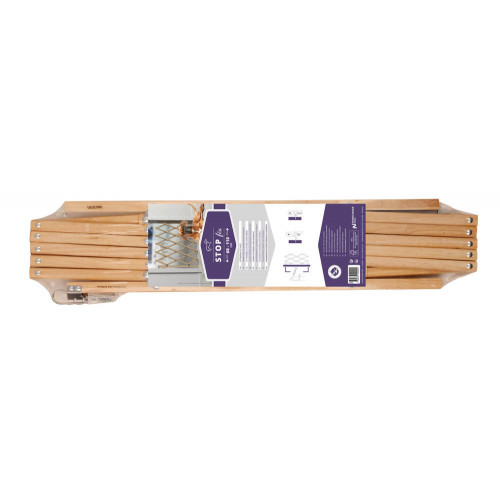 Barrière Stopfix, en bois brut, extensible à 110cm - Nordlinger