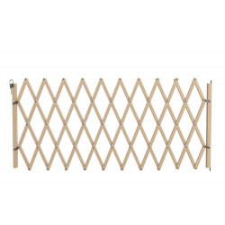 Barrière Stopmax, en bois brut, extensible à 230cm - Nordlinger