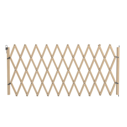 Barrière Stopmax, en bois brut, extensible à 230cm - Nordlinger