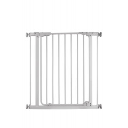 Barrière métal Misty, à pression et portillon, 73-84cm, hauteur 76cm de marque Nordlinger, référence: J5270100