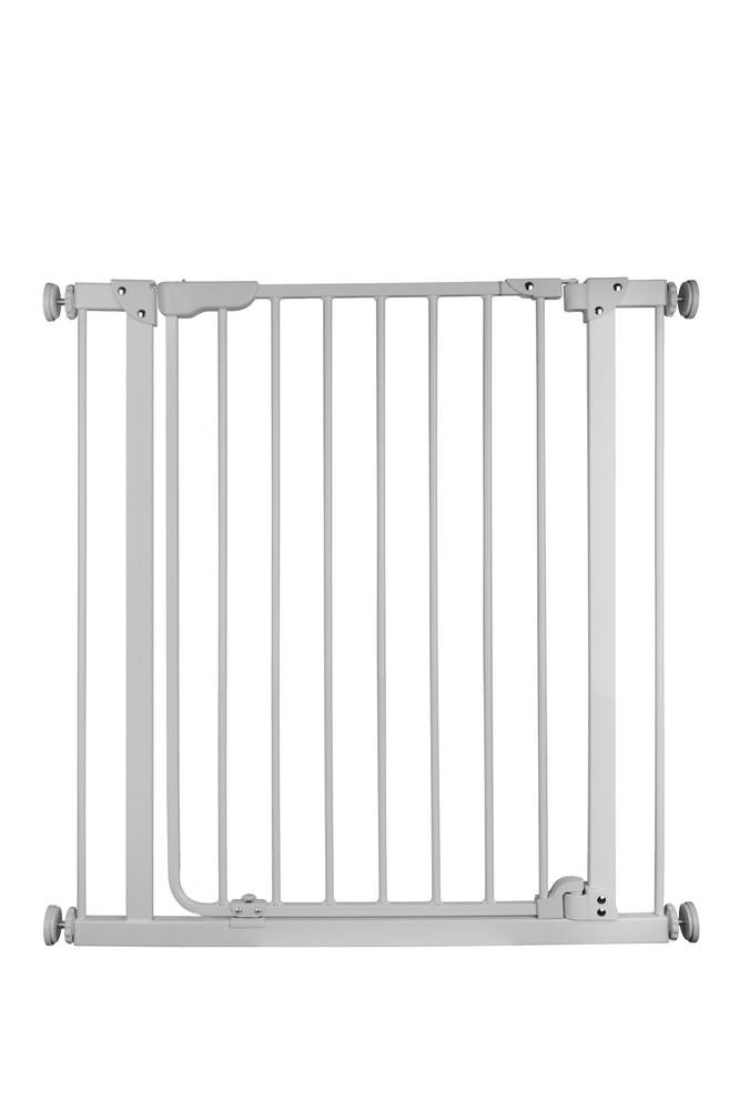 Barrière métal Misty, à pression et portillon, 73-84cm, hauteur 76cm