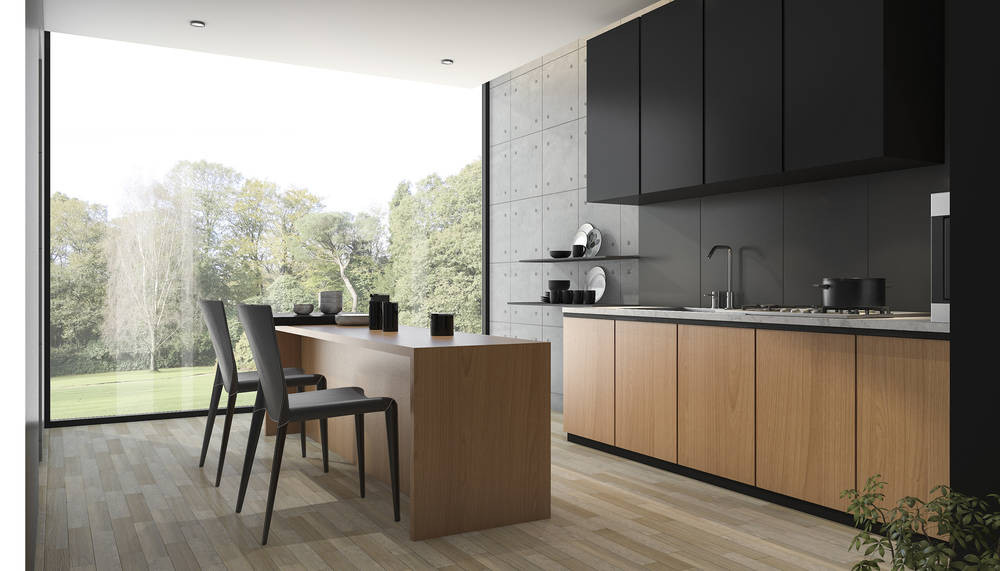 plaque composite 80*120 Brossé Noir