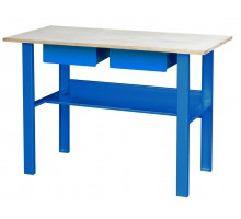 Etabli mécanicien 1.20 M 2 Tiroirs