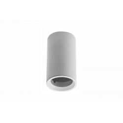 Petit plafonnier cylindrique SENSA mini - Aluminium - Blanc - 11,5 cm - IP 20