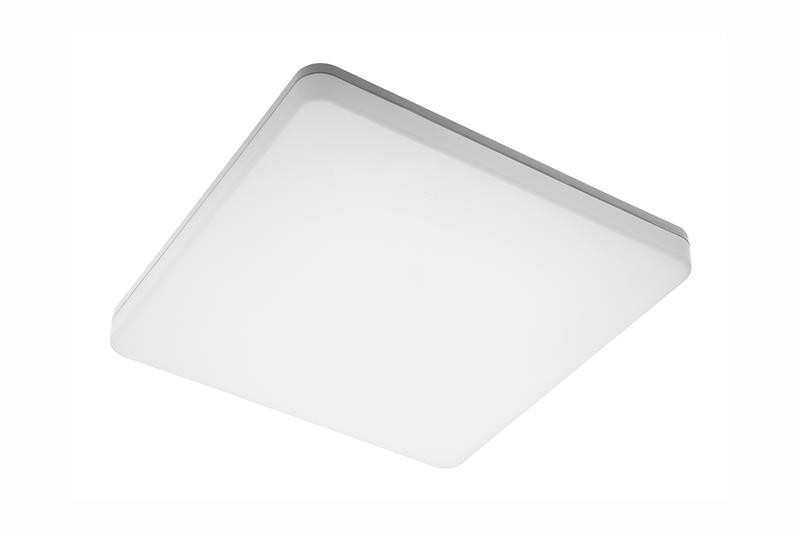 Plafonnier LED BESA carré - 33 x 33 cm - 2400 lumens - IP 54