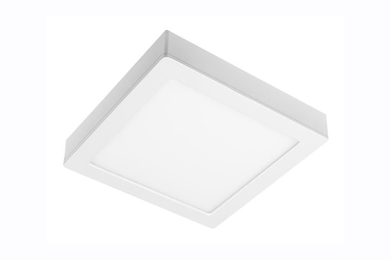 Plafonnier LED SAMBA carré - 11,5 x 11,5 cm - 645 lumens - IP 40