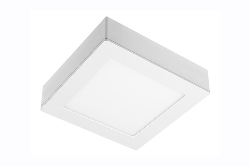 Plafonnier LED SAMBA carré - 22,6 x 22,6 cm - 1800 lumens - IP 40
