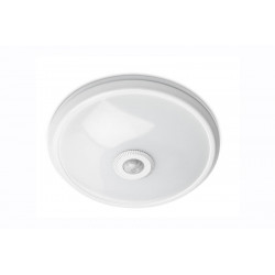 Plafonnier LED ITALIA rond - detecteur de mouvements - ø 29 cm - 900 lumens - IP 20 de marque GTV Lighting, référence: B5293000
