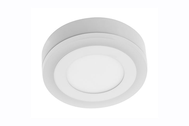 Luminaire LED TWINS rond aluminium - applique - ø 15 cm - 640 lumens - IP 20