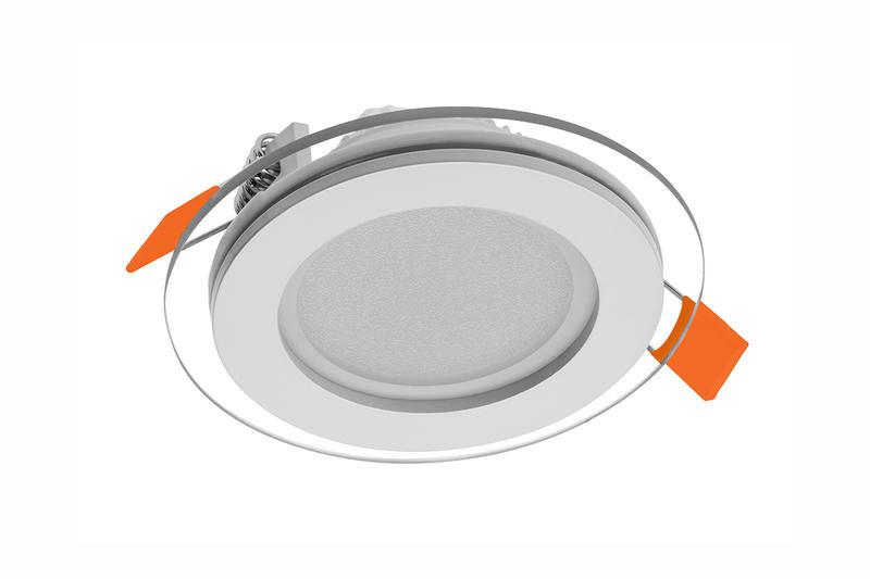 Luminaire LED VERIS rond aluminium - encastrable - ø 10 cm - 400 lumens - IP 54