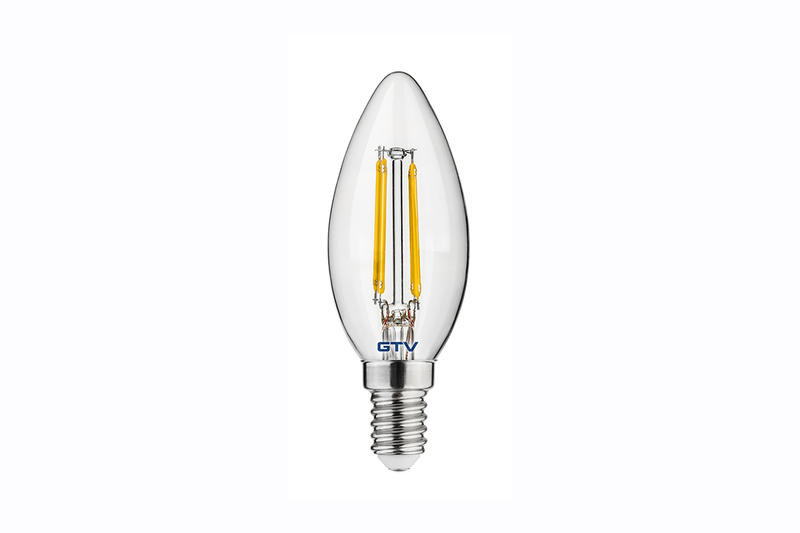 Ampoule LED E14 - 4 W - 400 lumens - blanc chaud