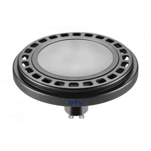 GTV Lighting Ampoule LED GU10 noire 12 W 850 lumens blanc chaud