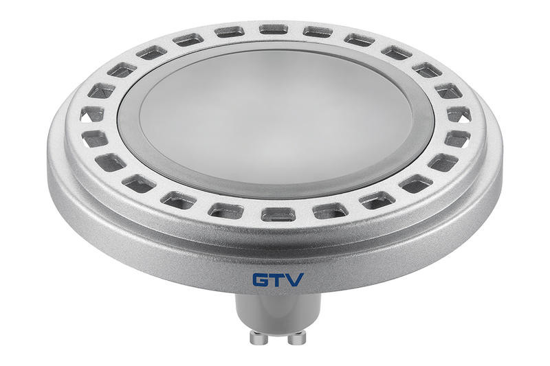 Ampoule LED GU10 gris - 12 W - 850 lumens - blanc chaud