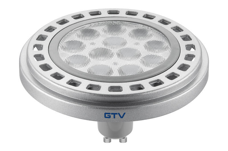 Ampoule LED GU10 gris - 12 W - 950 lumens - blanc chaud
