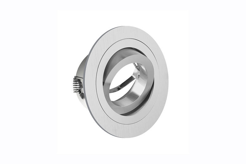 Spot de plafond MORENA orientable - encastrable - aluminium - NOIR - ø 9 cm