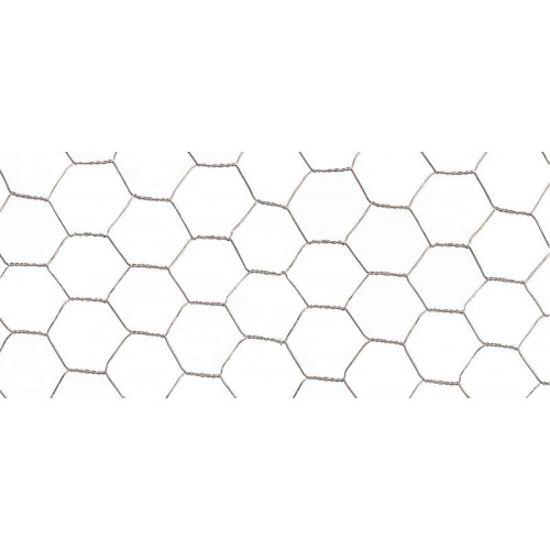 Grillage métalique 0,5 x 25 m - maille 19 x 0,7 mm - structure hexagonale - triple torsion - NORTENE 