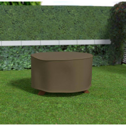 Housse de protection en polyester pour table ronde - 125 x 125 x70 cm - 90 g/m2 de marque NORTENE , référence: J5303200