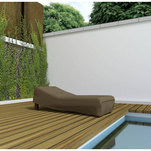 Housse de protection en polyester pour chaise longue - 200 x 80 x 40 cm - 90 g/m2 - NORTENE 