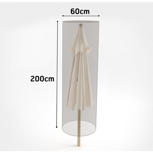 Housse de protection en polyester pour Parasol - 60 x h 200 cm - g/m2 - NORTENE 