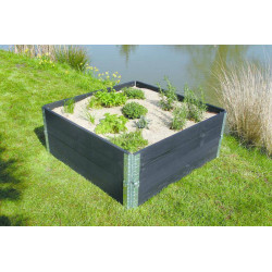 Paillage naturel 95 x 95 cm - pour jardin et potager 100% biodégradable - 500 g/m2 de marque NORTENE , référence: J5305000