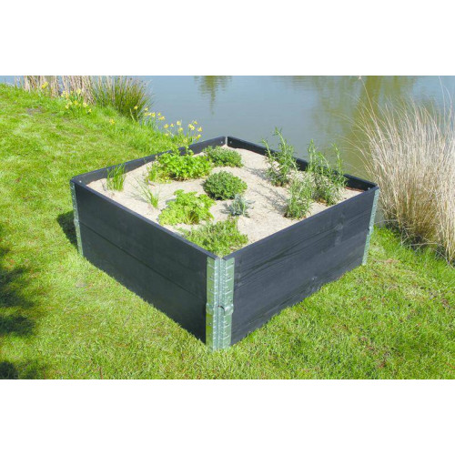 Paillage naturel 95 x 95 cm - pour jardin et potager 100% biodégradable - 500 g/m2 - NORTENE 