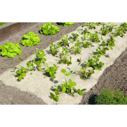 Paillage naturel 135 x 300 cm - pour jardin et potager 100% biodégradable - 750 g/m2 de marque NORTENE , référence: J5305400
