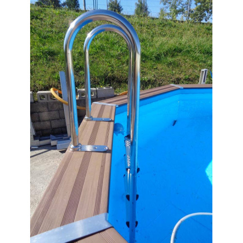 Piscine rectangulaire Avantgarde composite 3,26 x 1,86 x H 0,96m - Filtration à sable - GRE POOLS