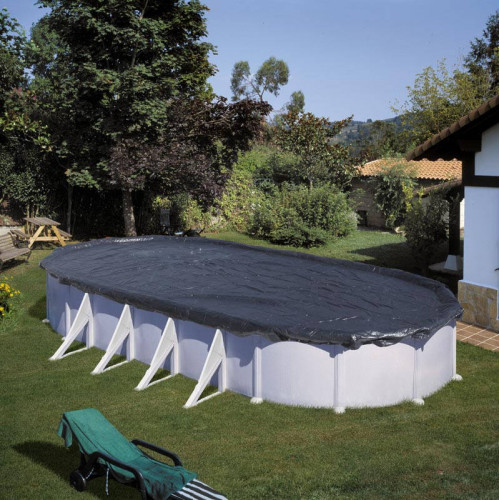 Bâche hiver 180g /m² pour piscine 5 x 3m - GRE POOLS