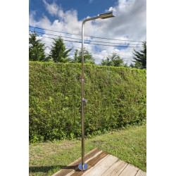 Douche de jardin en acier inoxydable - GRE POOLS