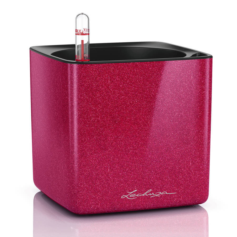 Cube Glossy 14 Kiss - 14x14x14 cm - Kit Complet, rouge cerise ultra brillant