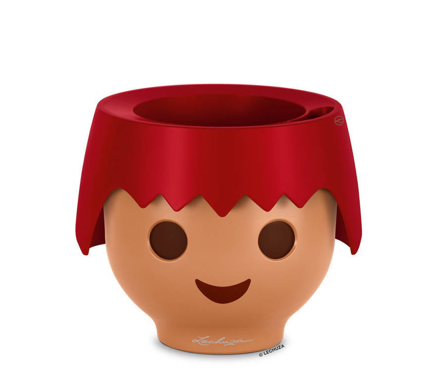 Pot OJO - Kit Complet, rouge feu - 21 × 21 × 15,75 cm