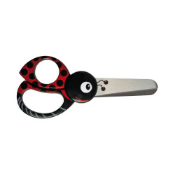 Ciseaux Enfants coccinelle 13 cm de marque FISKARS, référence: B646200