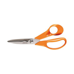 Ciseaux Classic Cuisine - Lames striées - droitiers 18 cm de marque FISKARS, référence: B3480000